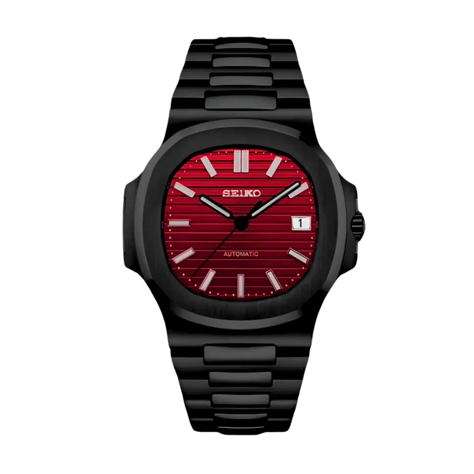 Seiko Mod Nautilus Inferno.