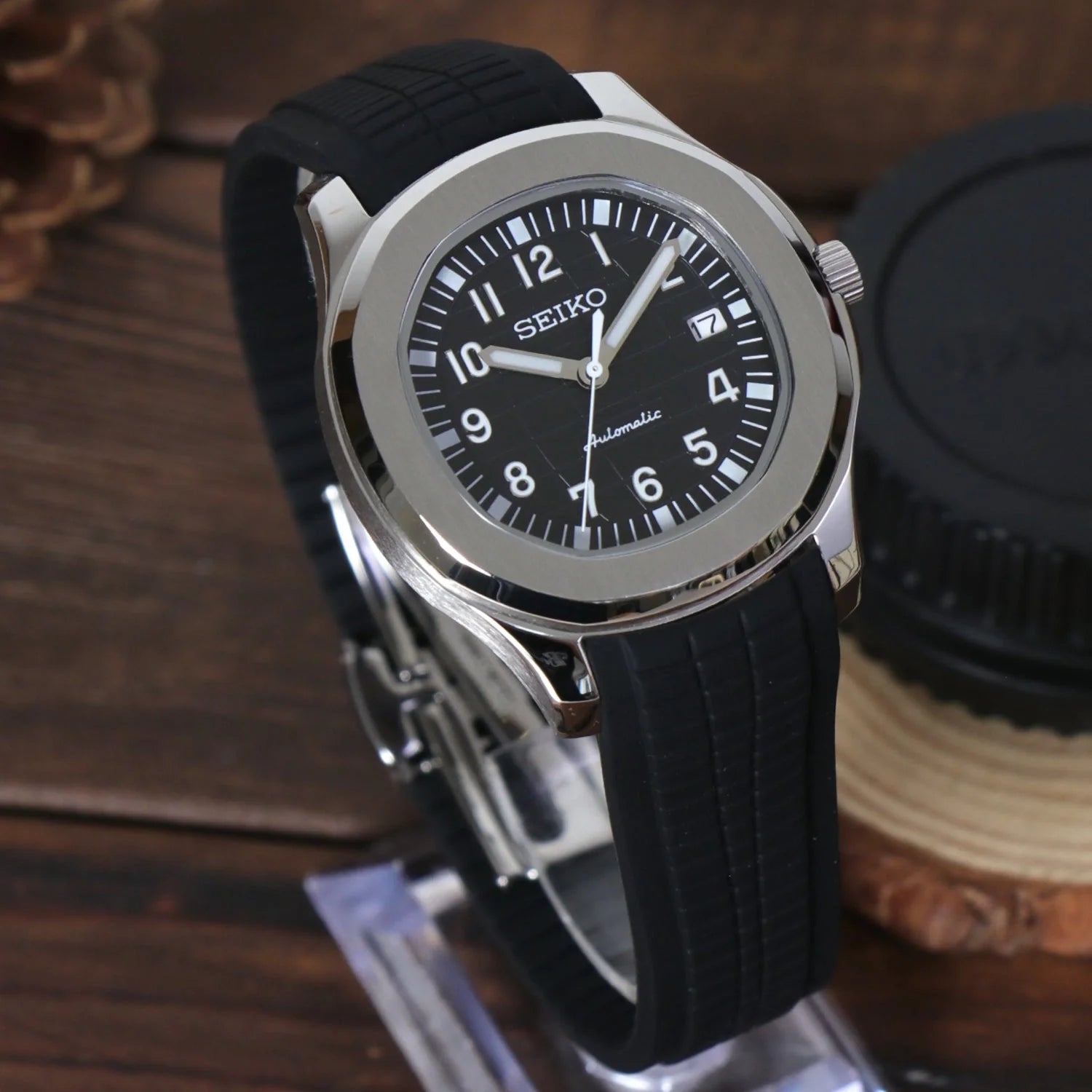 Seiko Mod Aquanaut Black