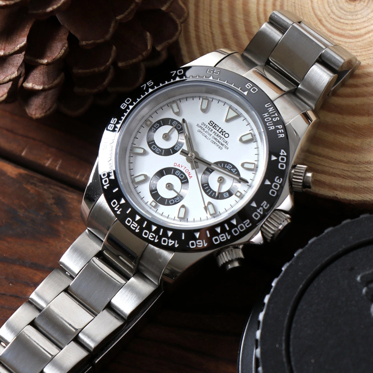 Seiko Mod Daytona Panda