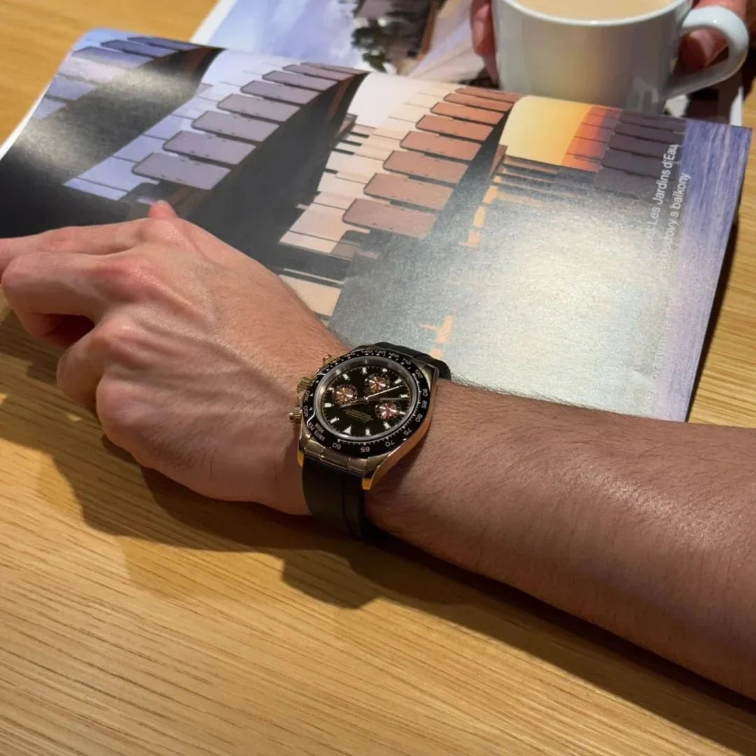 Seiko Mod Daytona Rose Gold