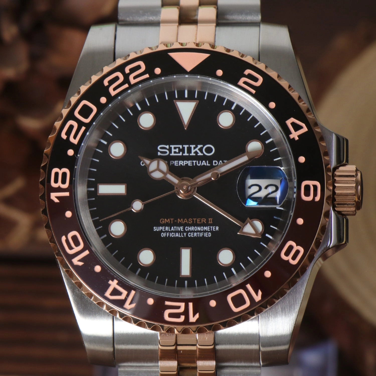 Seiko Mod GMT RootBear