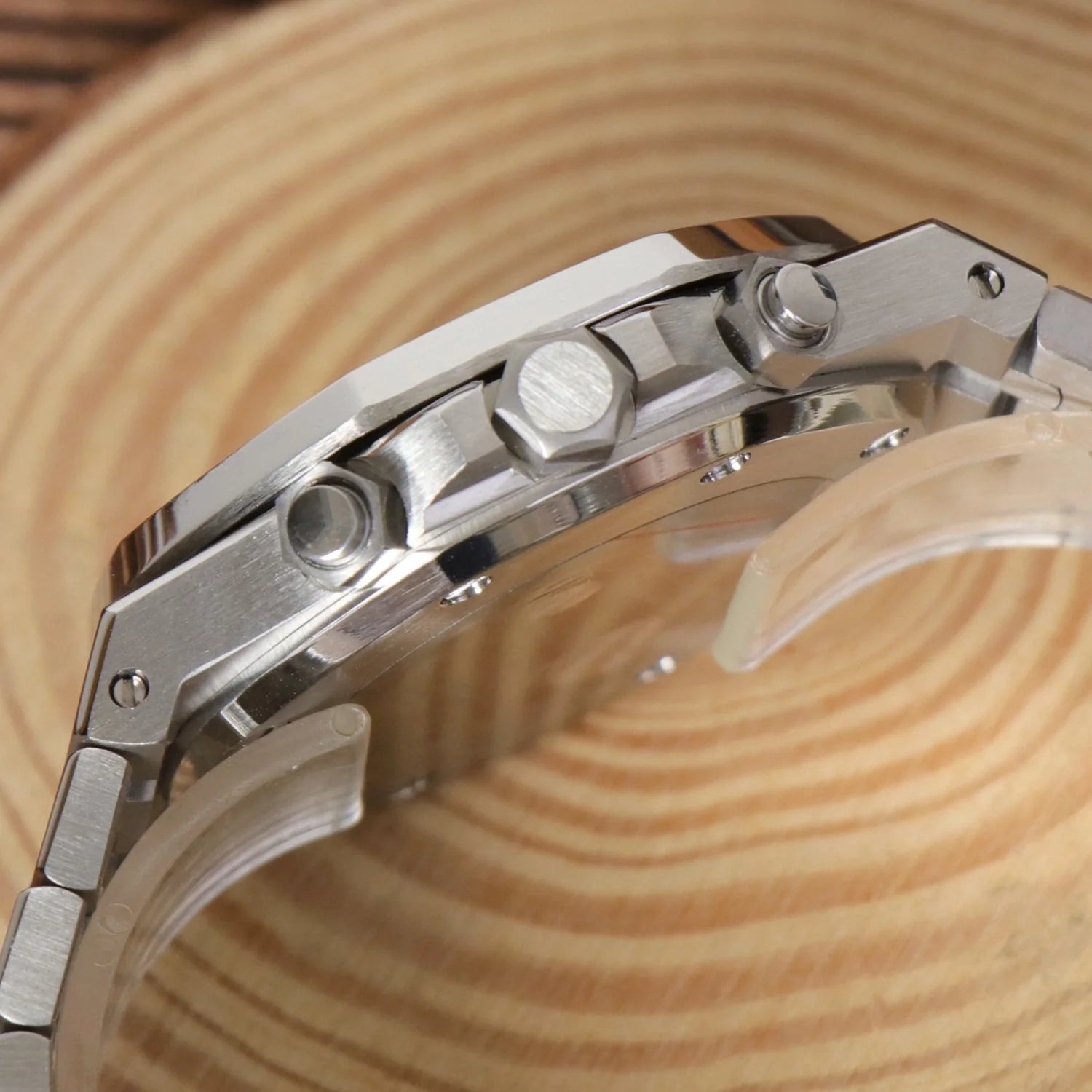 Chronographe Seiko Royal Oak Noir