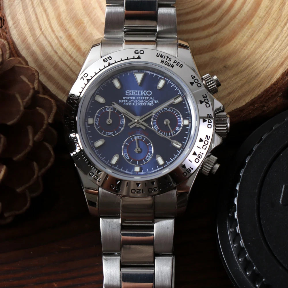 Seiko Mod Daytona Royal Blue
