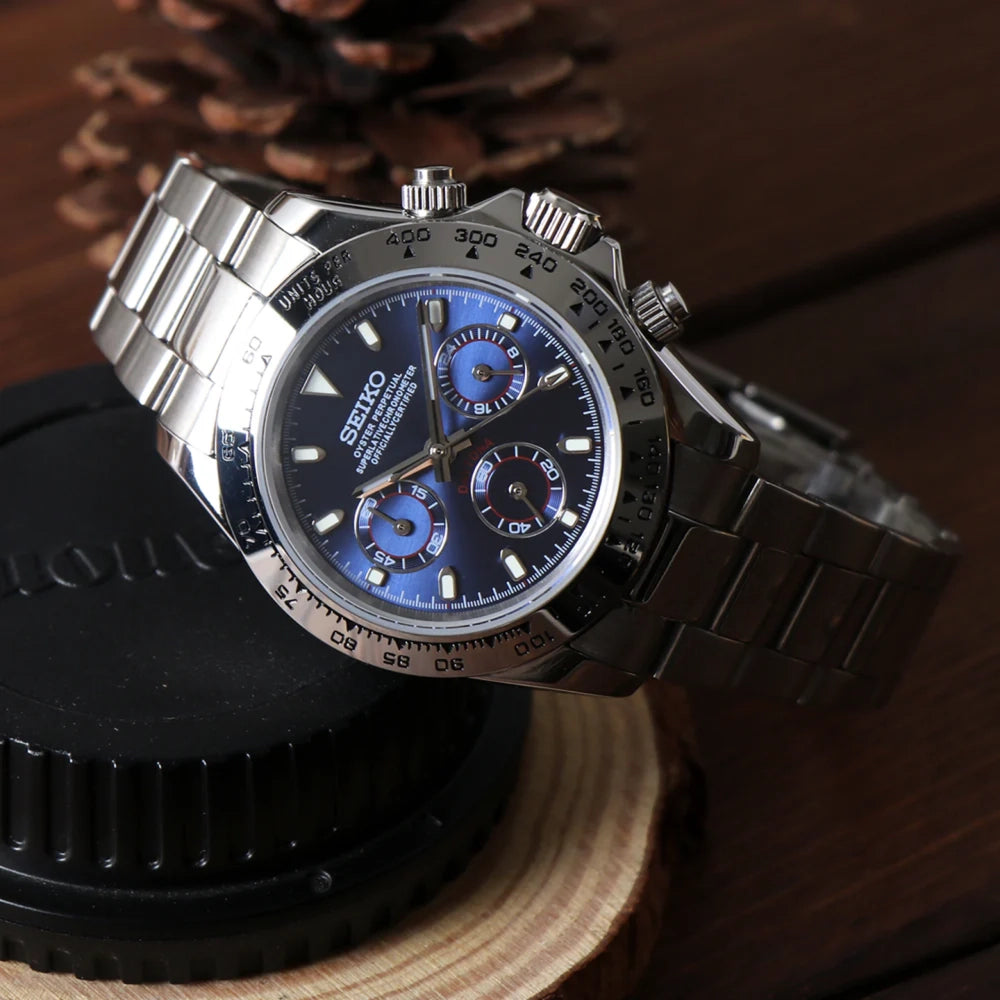 Seiko Mod Daytona Royal Blue