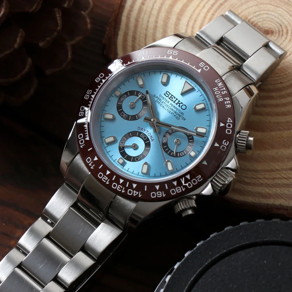 Seiko Mod Daytona Platin
