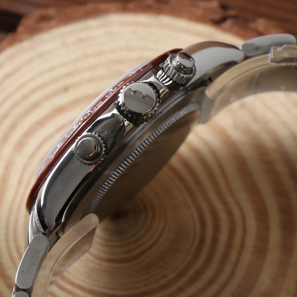 Seiko Mod Daytona Platinium