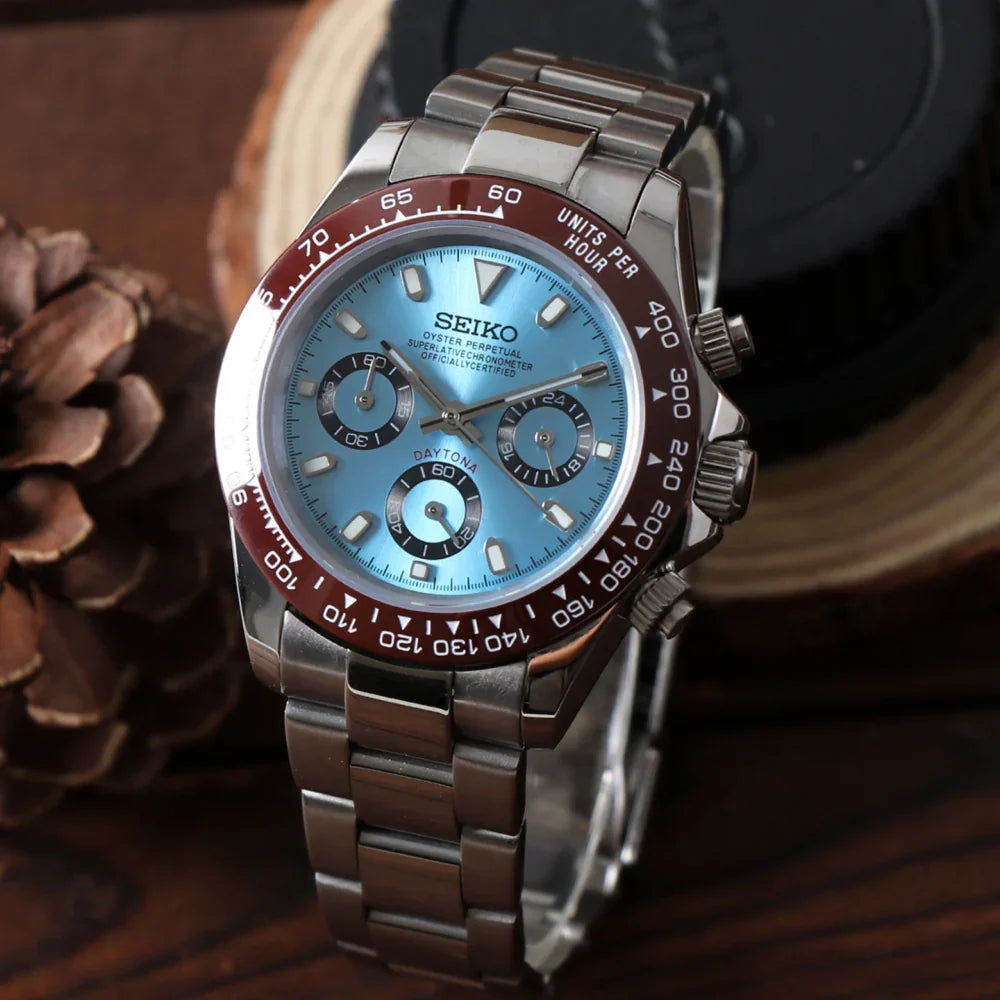 Seiko Mod Daytona Platin
