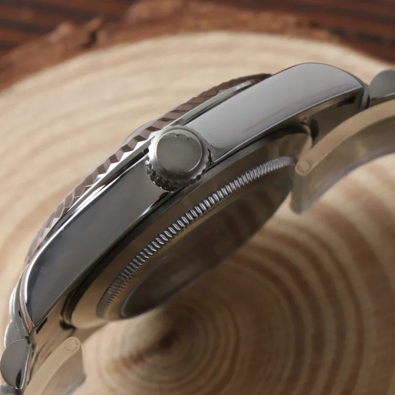 Seiko Mod Datejust Noir