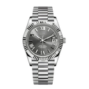 Seiko Mod Datejust Roman Grey Ottoman Prieur