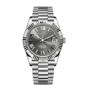 Seiko Mod Datejust Roman Grey Ottoman Prieur
