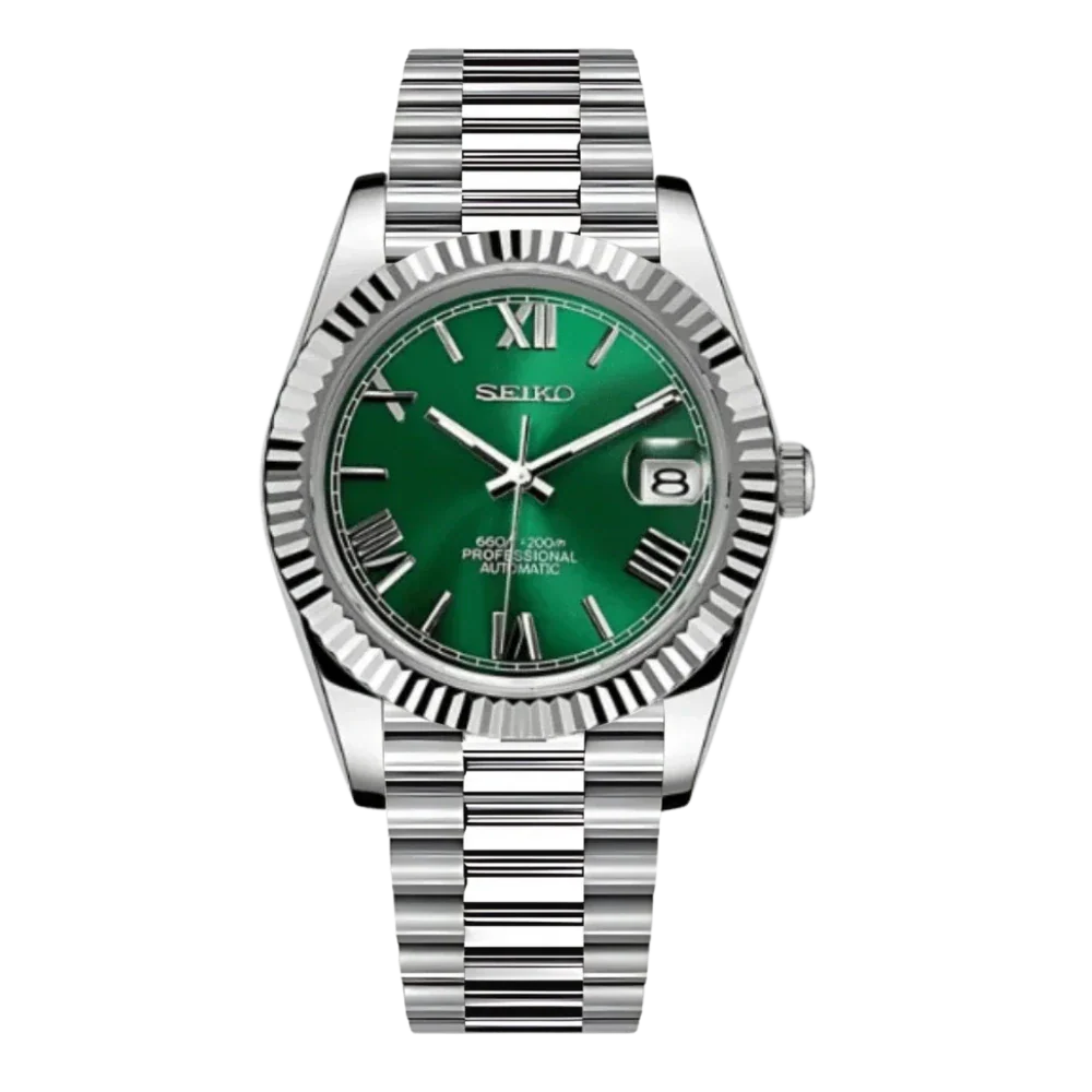 Seiko Mod Datejust Verte