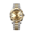 Seiko Mod Datejust Gem Gold Two Tone.