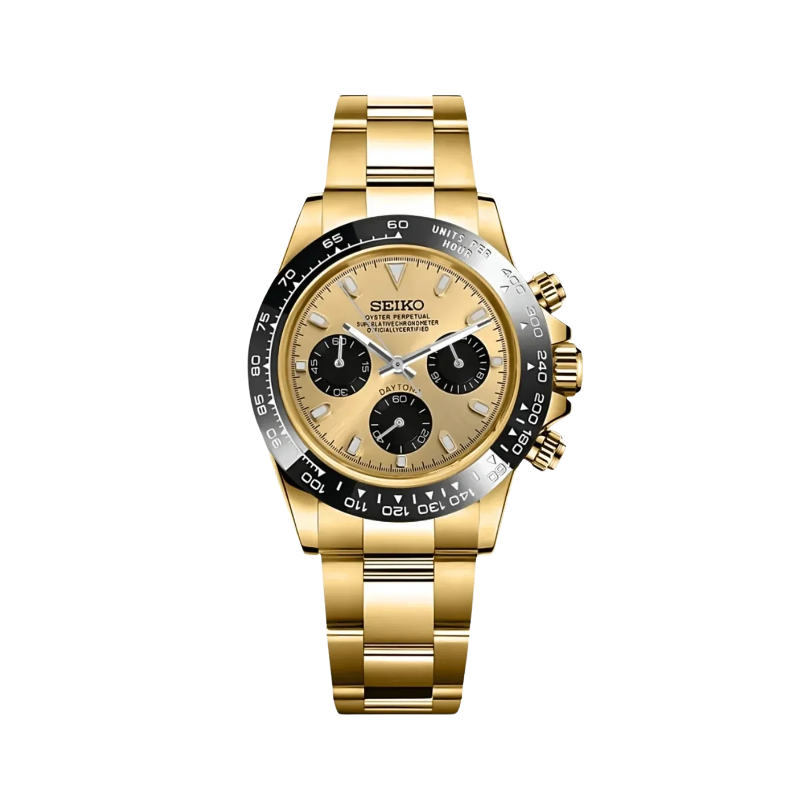 Seiko Mod Daytona Gold.