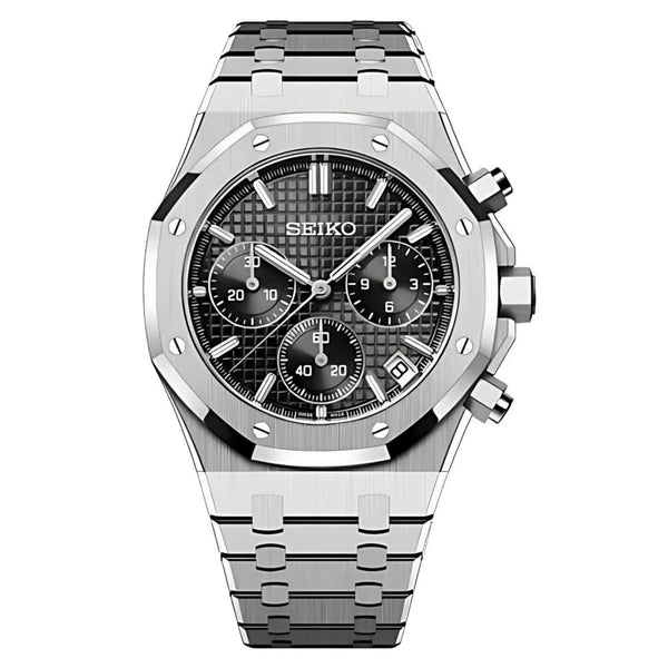 seiko-royal-oak-chronograph-black