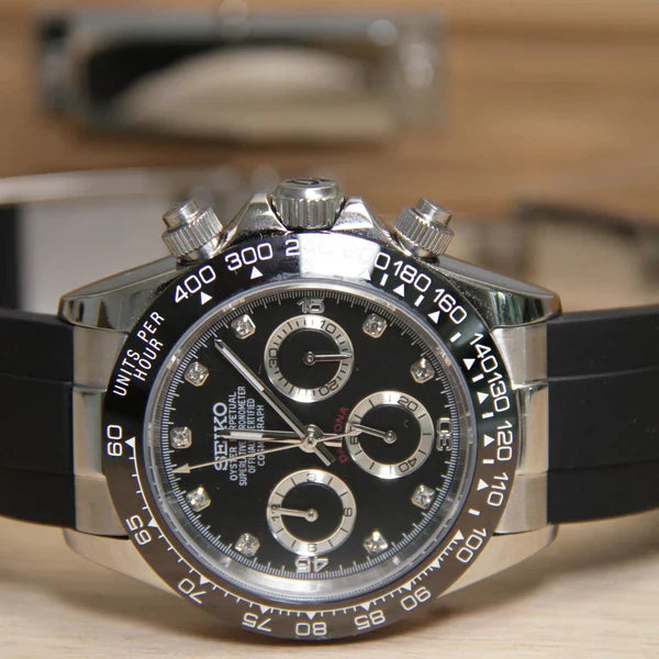 Seiko Mod Daytona Noir