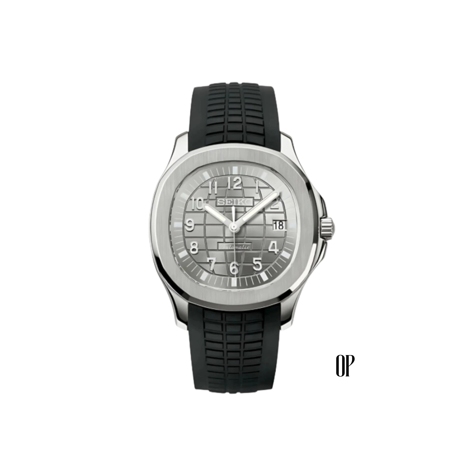 Seiko Mod Aquanaut Silver.