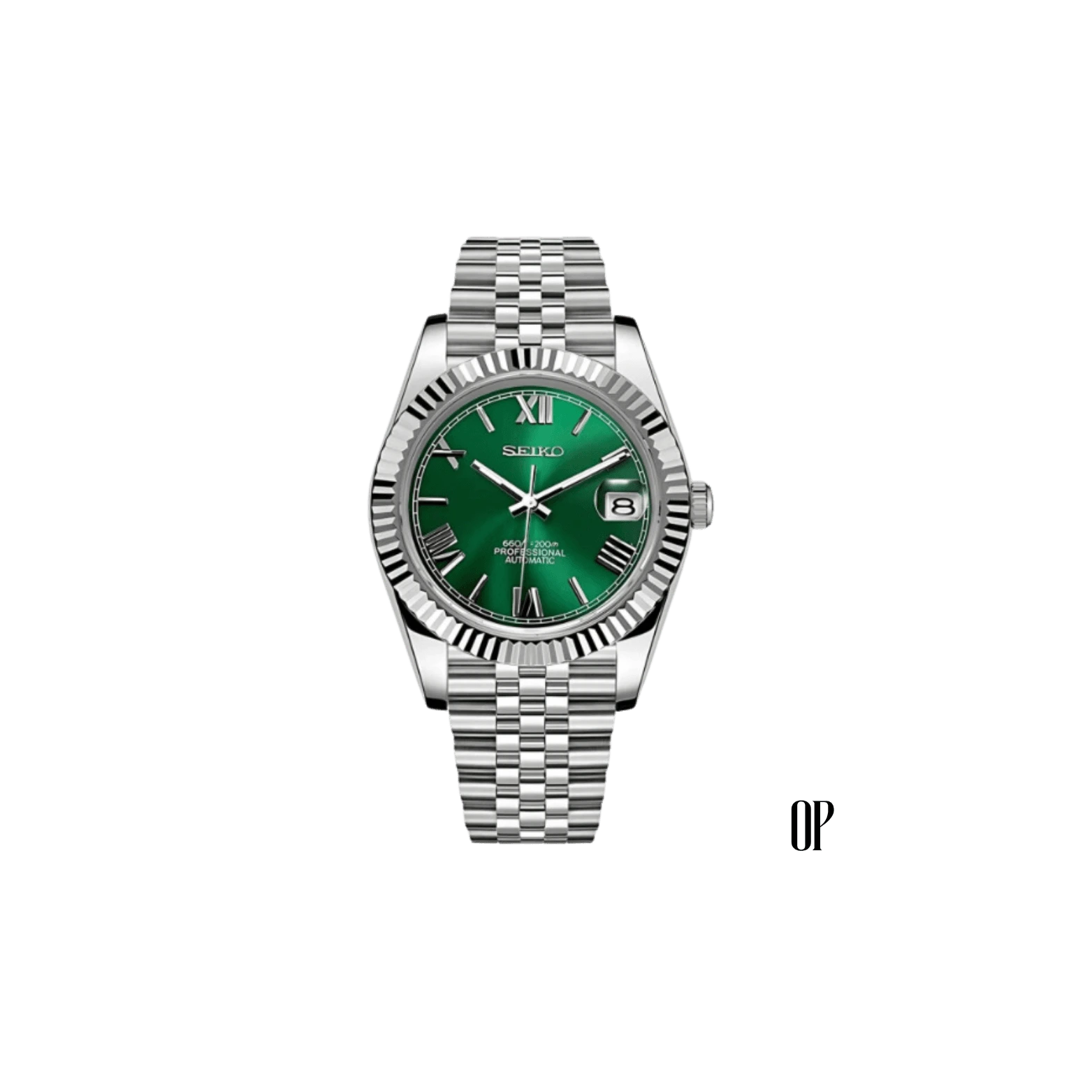 Seiko Mod Datejust Green.