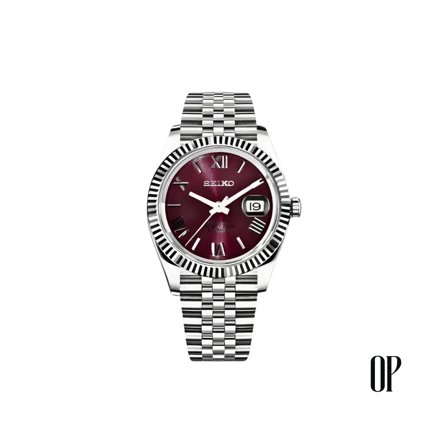 Seiko Mod Datejust Roman Purple.