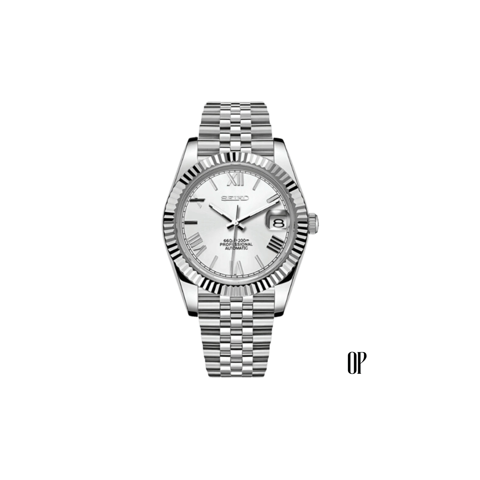 Seiko Mod Datejust White.
