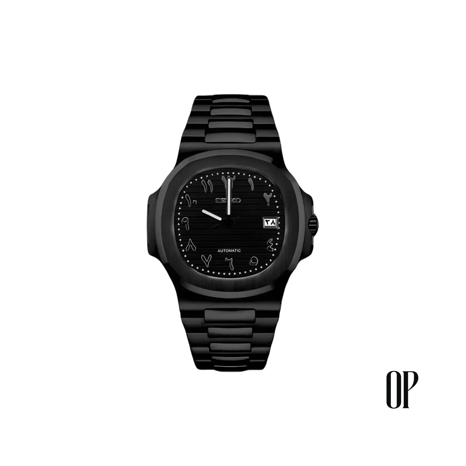 Seiko Mod Nautilus All Black.
