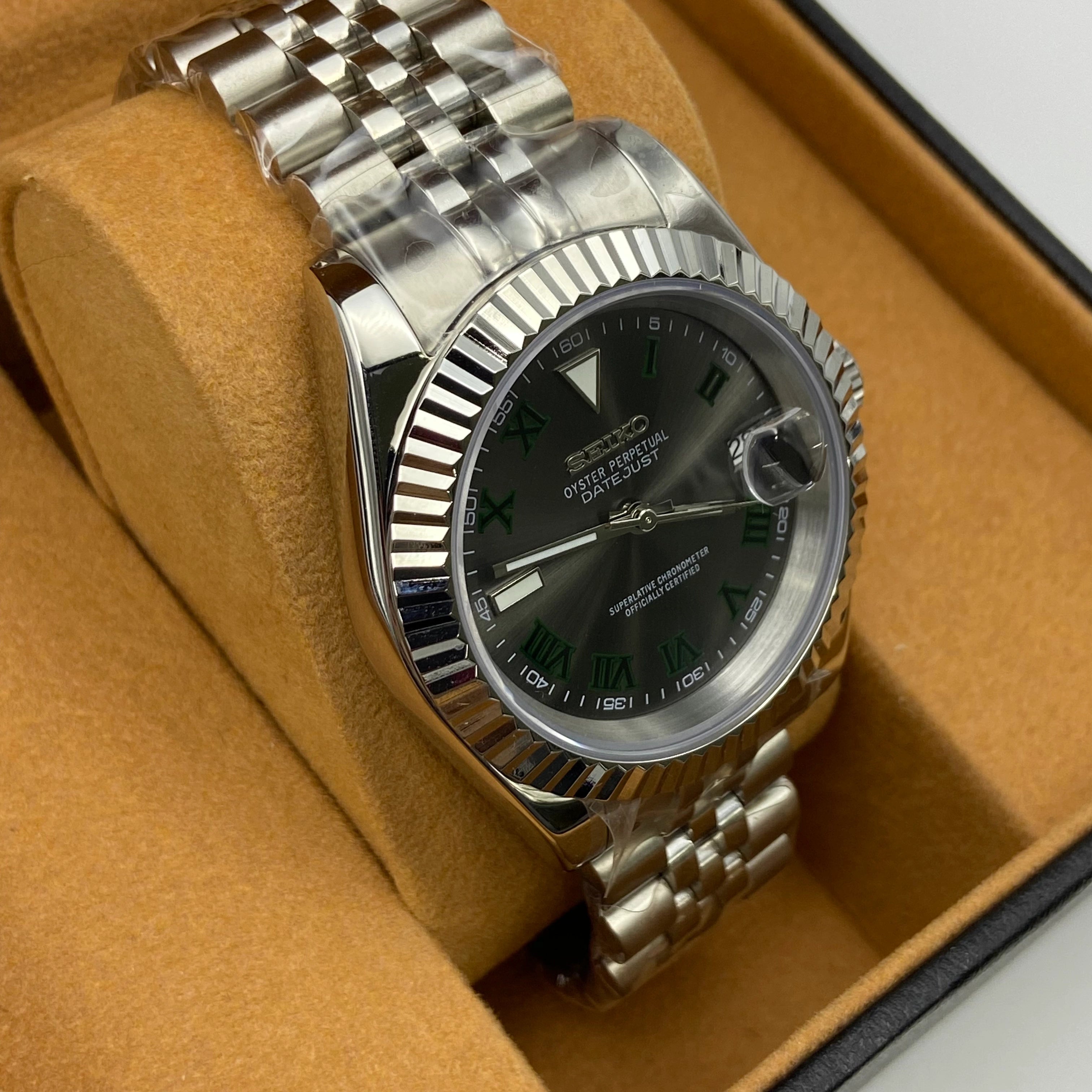Seiko Mod Datejust Wimbledon