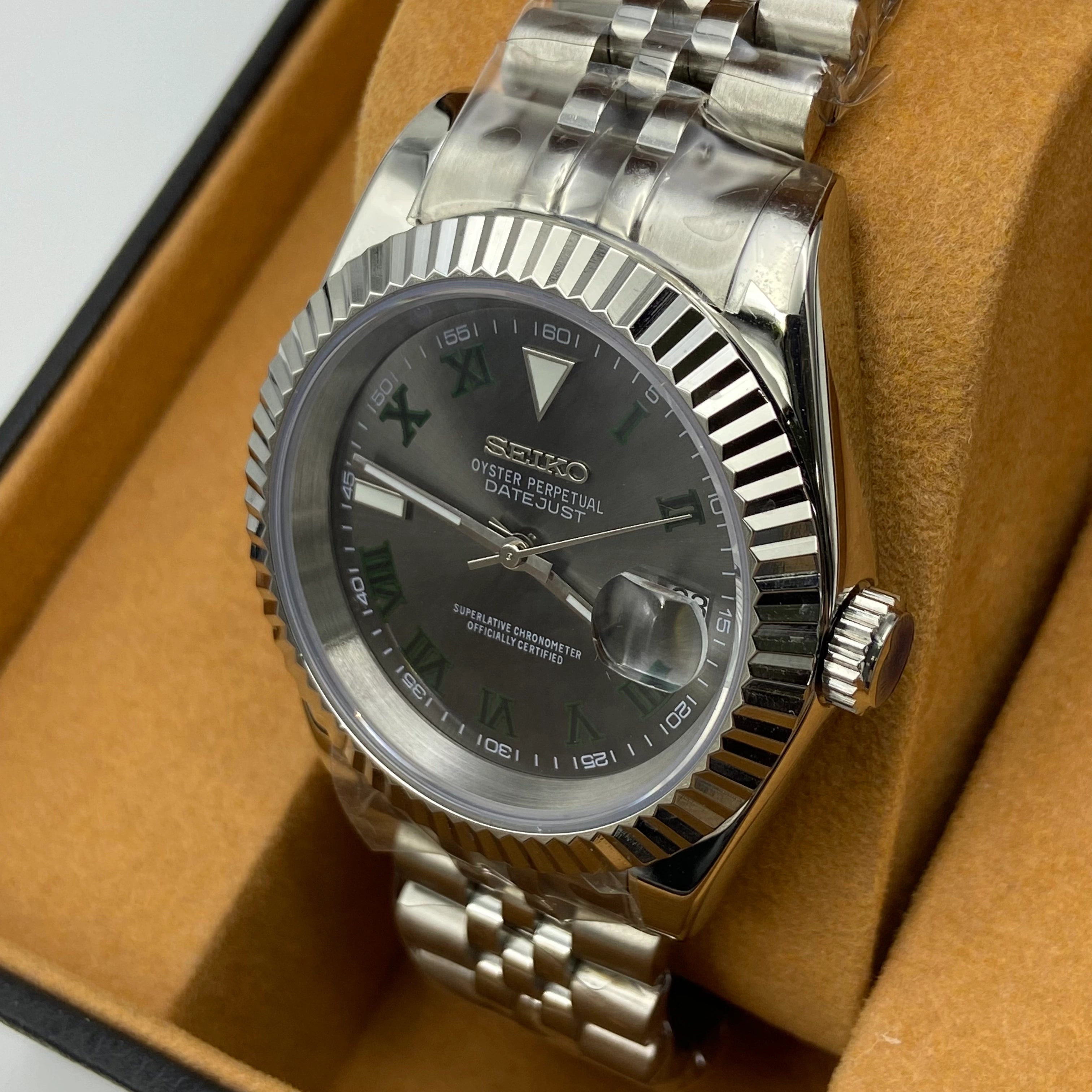 Seiko Mod Datejust Wimbledon