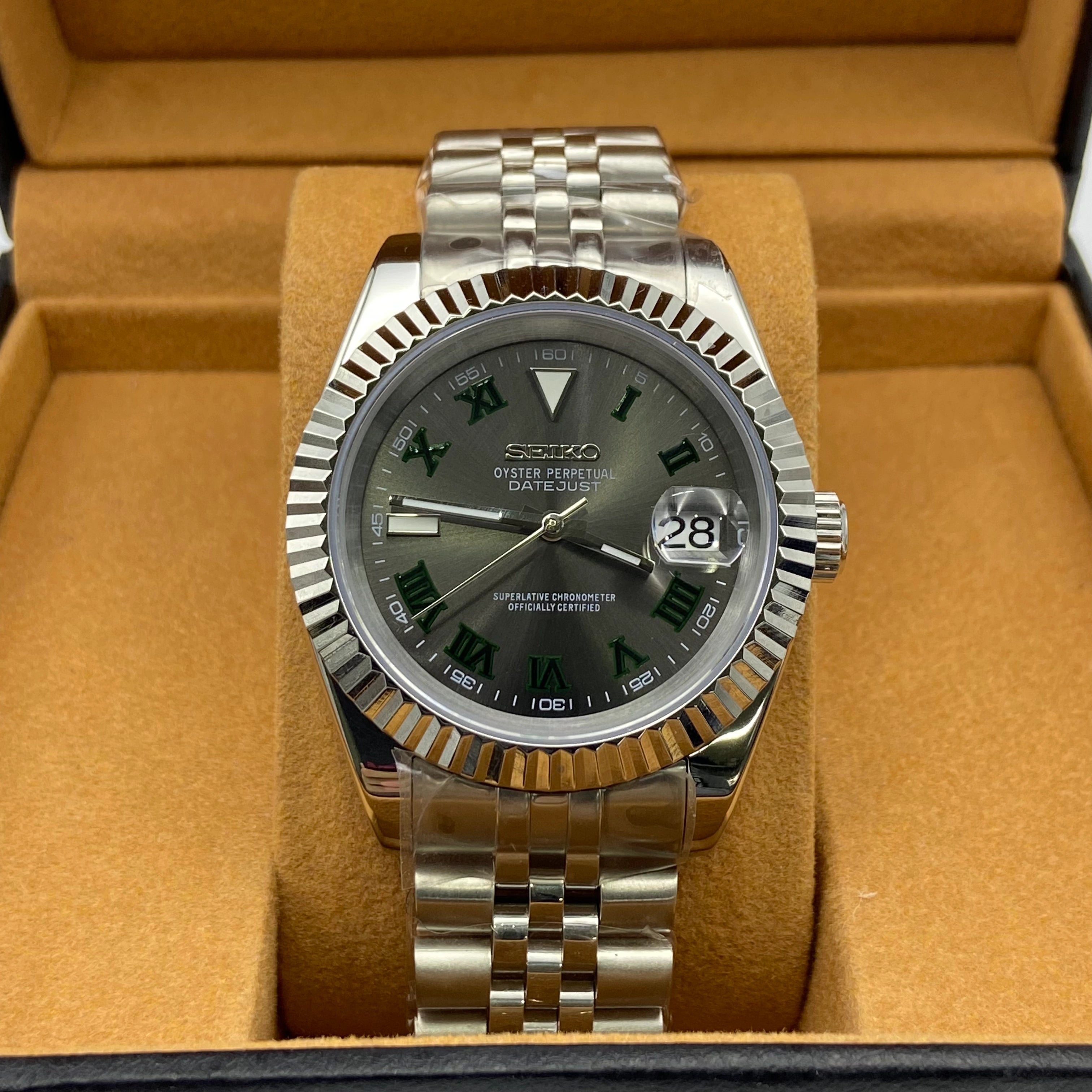 Seiko Mod Datejust Wimbledon