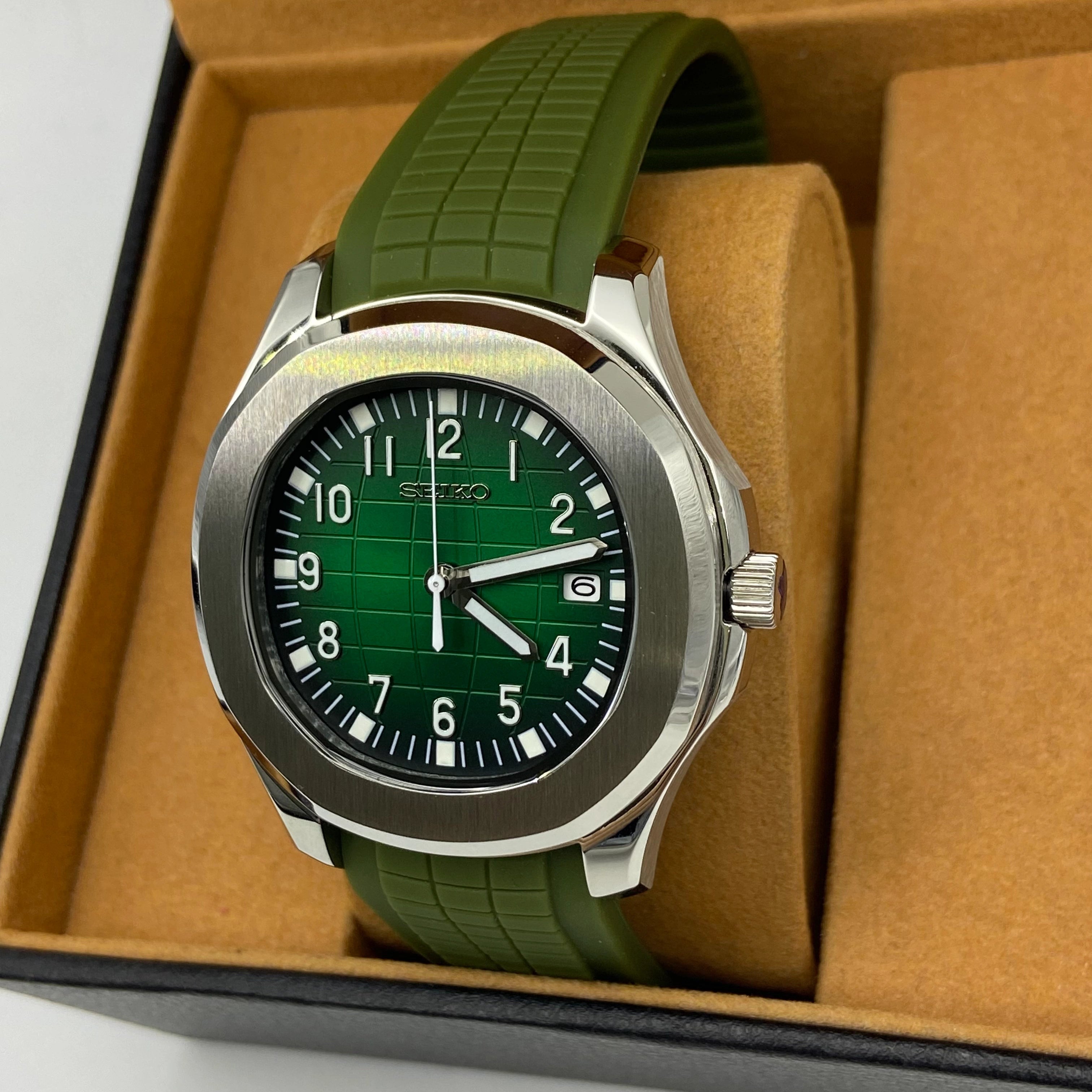 Seiko Mod Aquanaut Grün