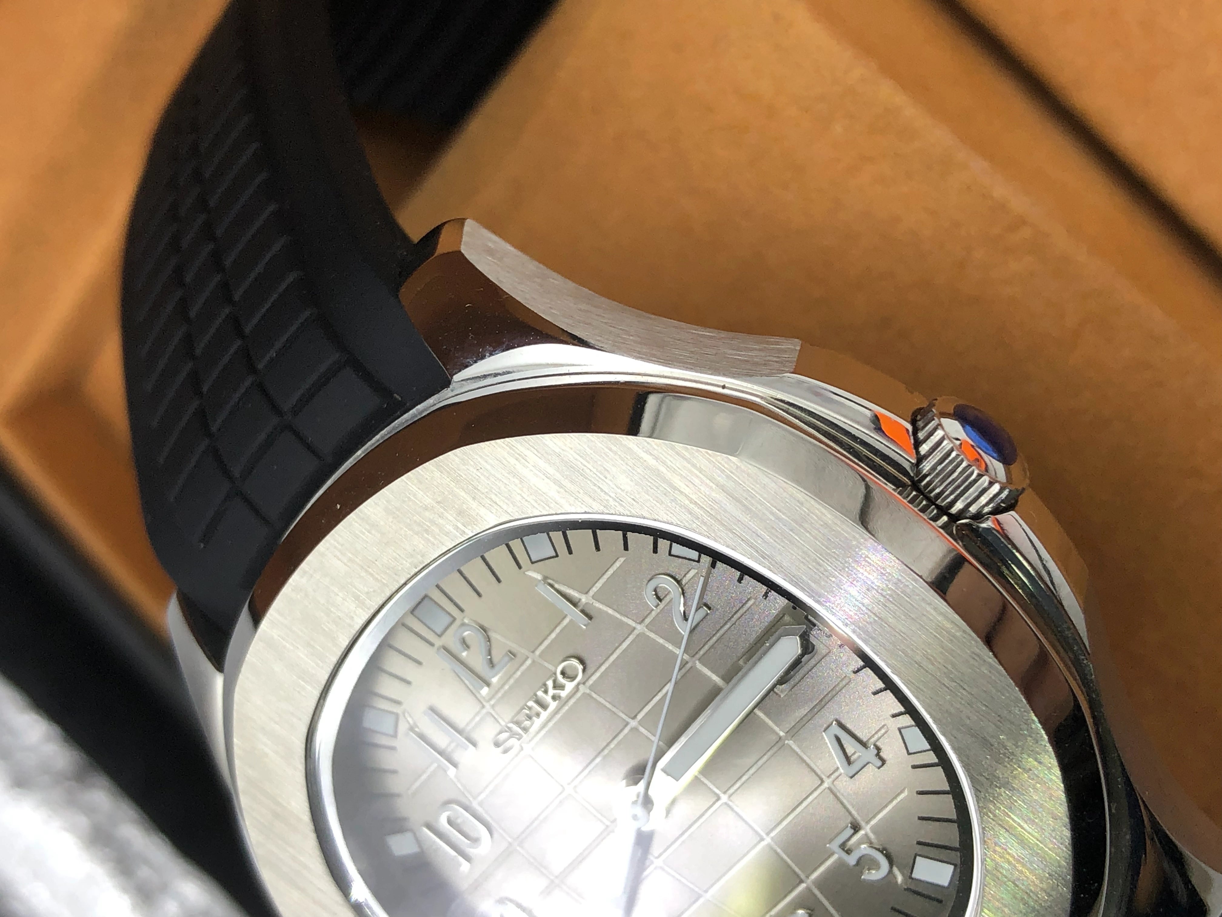 Seiko Mod Aquanaut Silber