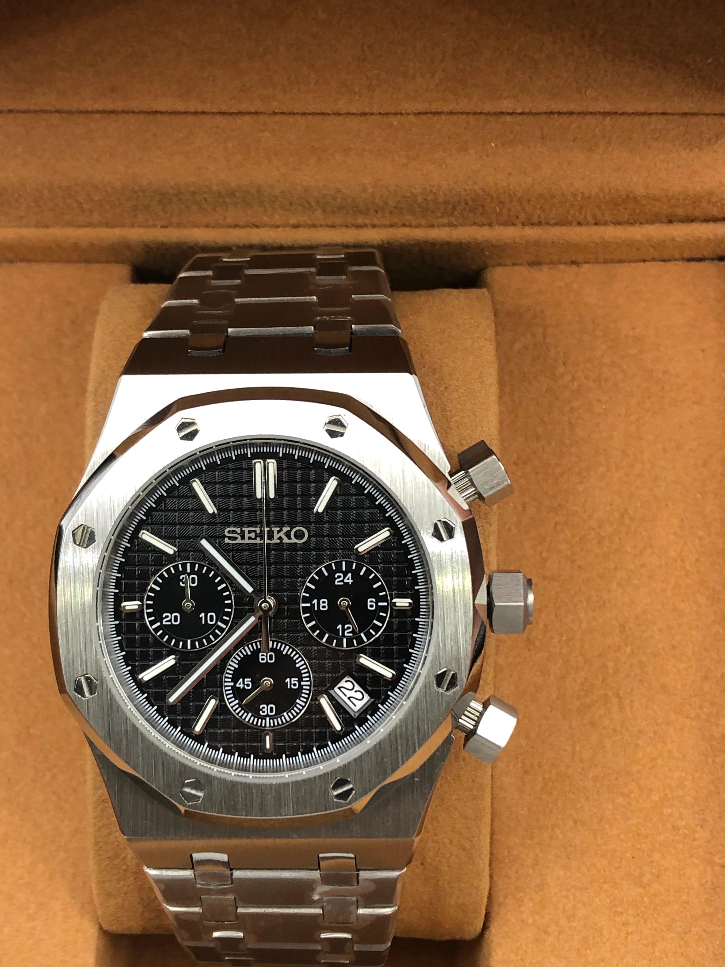 Seiko Royal Oak Chronograph Black