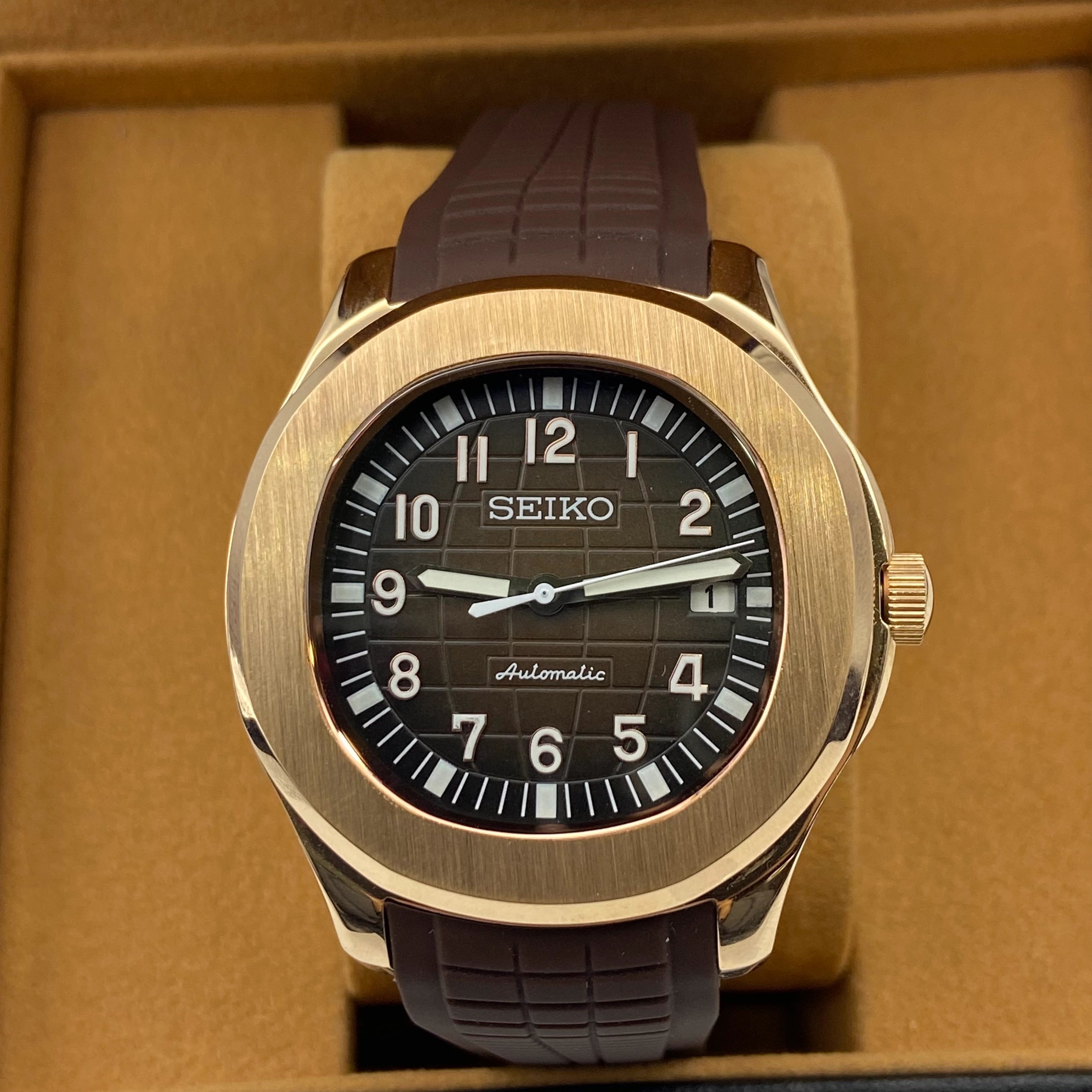 Seiko Mod Aquanaut Brown