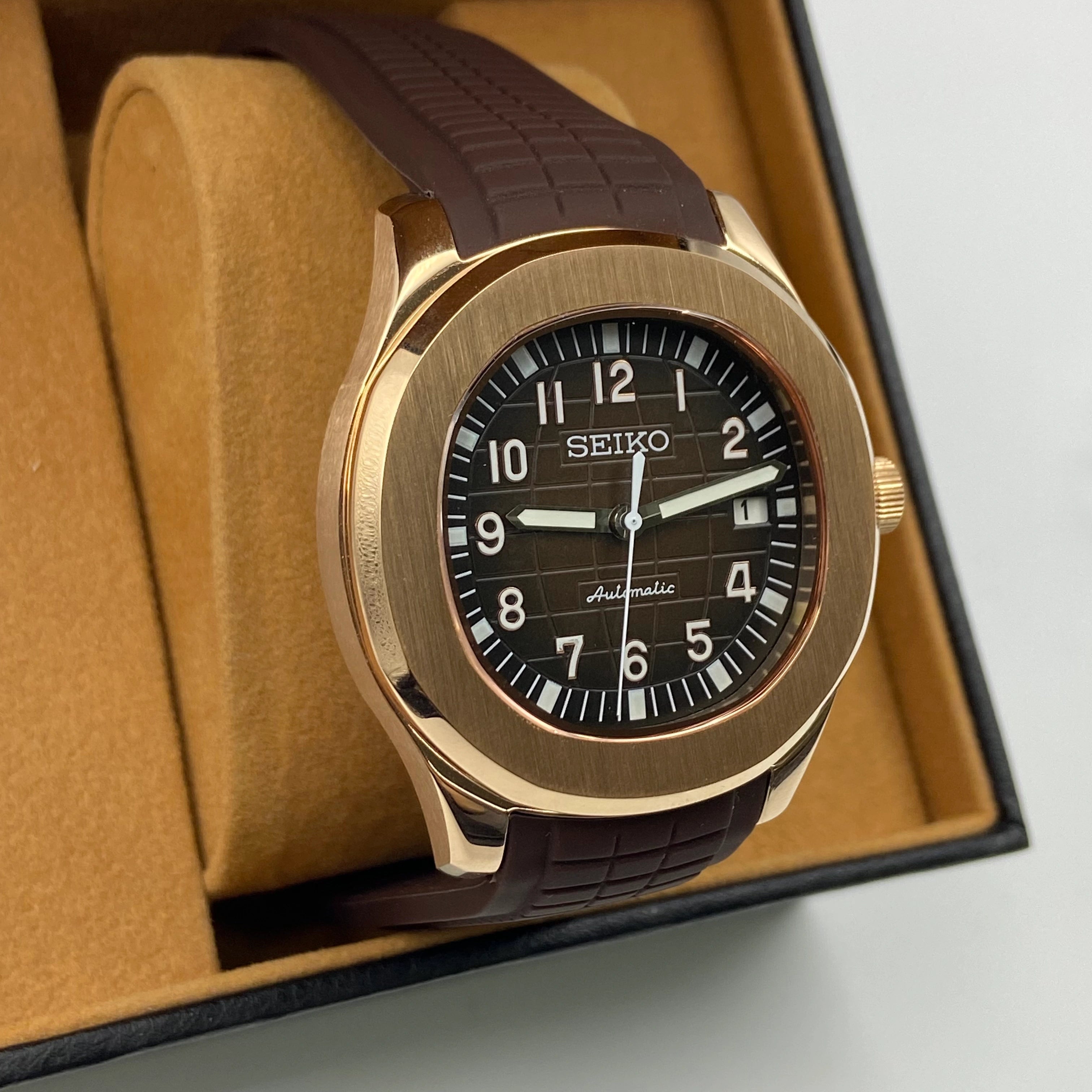 Seiko Mod Aquanaut Brown