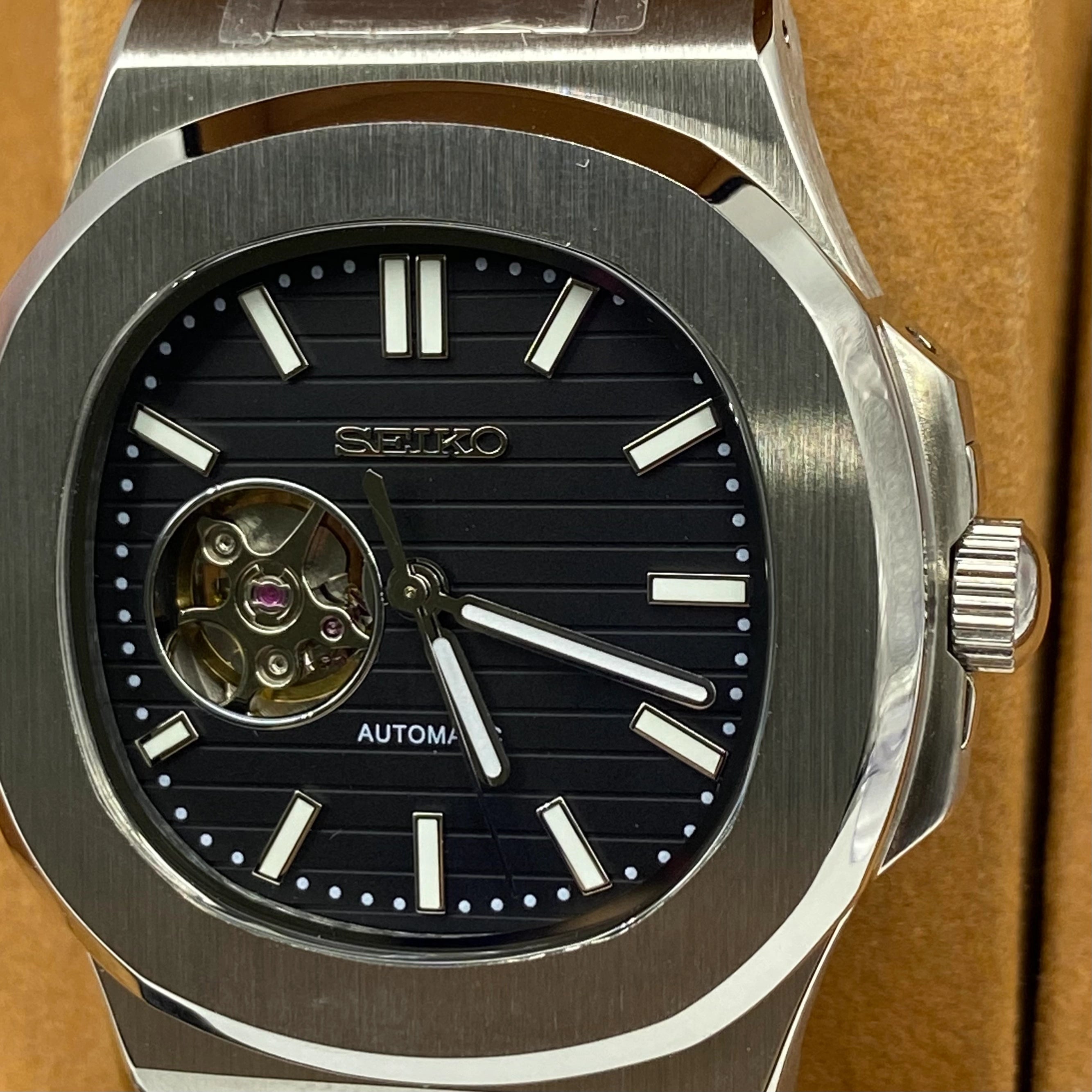 Seiko Nautilus Open Heart Nero