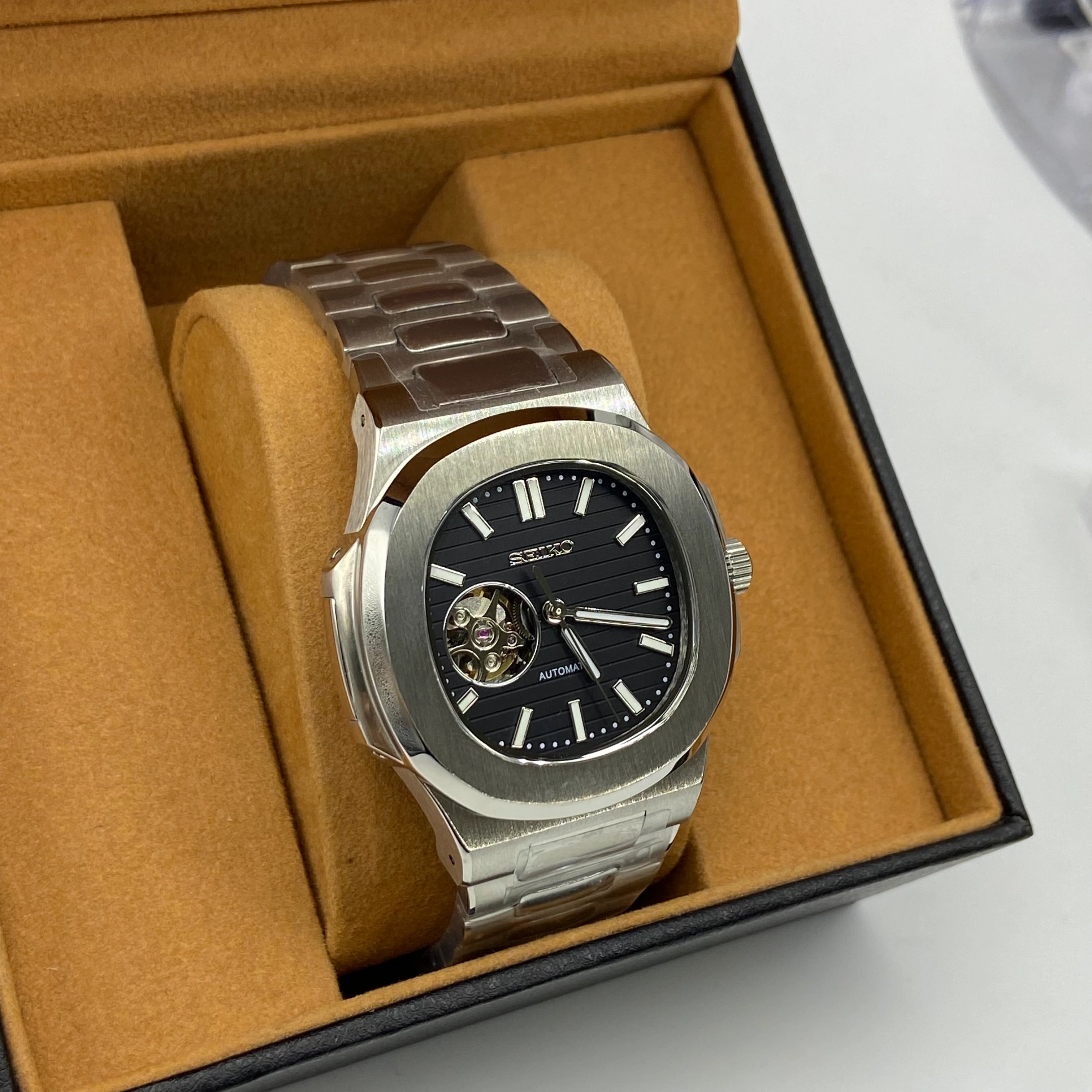 Seiko Nautilus Open Heart Nero