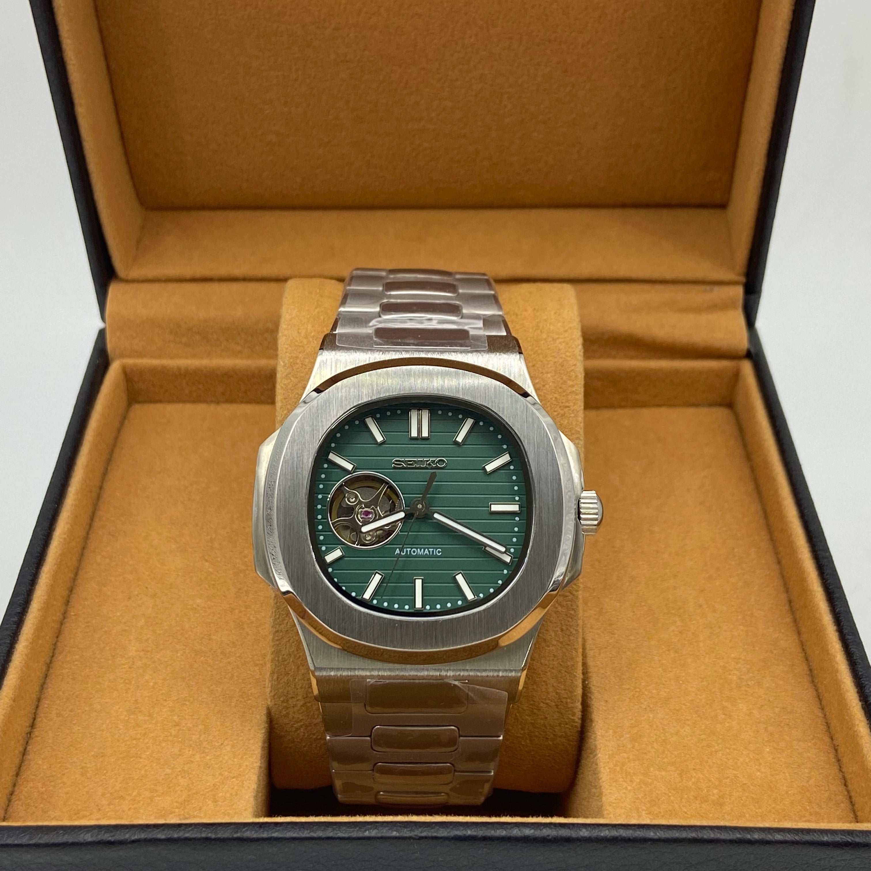 Seiko Nautilus Open Heart Green