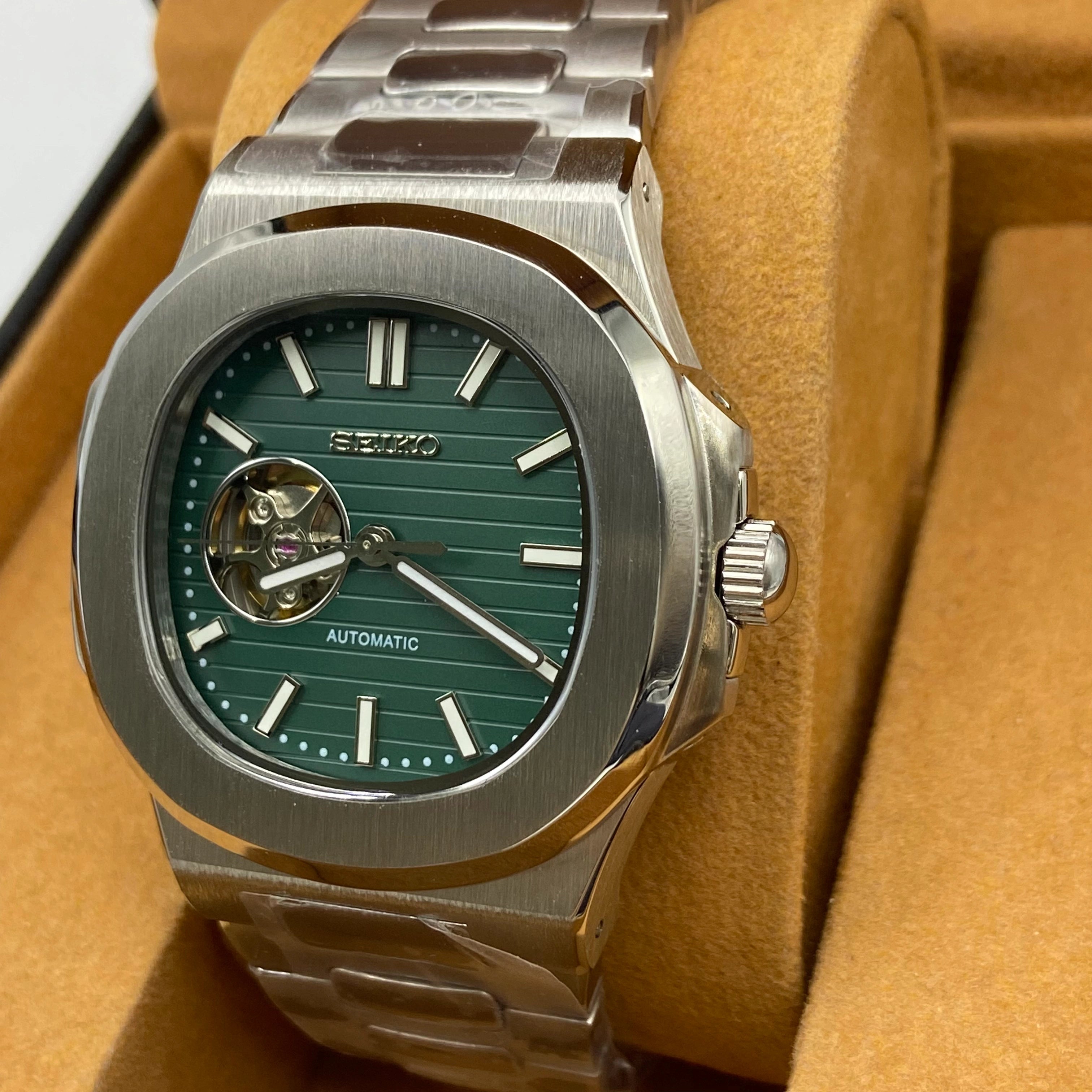 Seiko Nautilus Open Heart Green