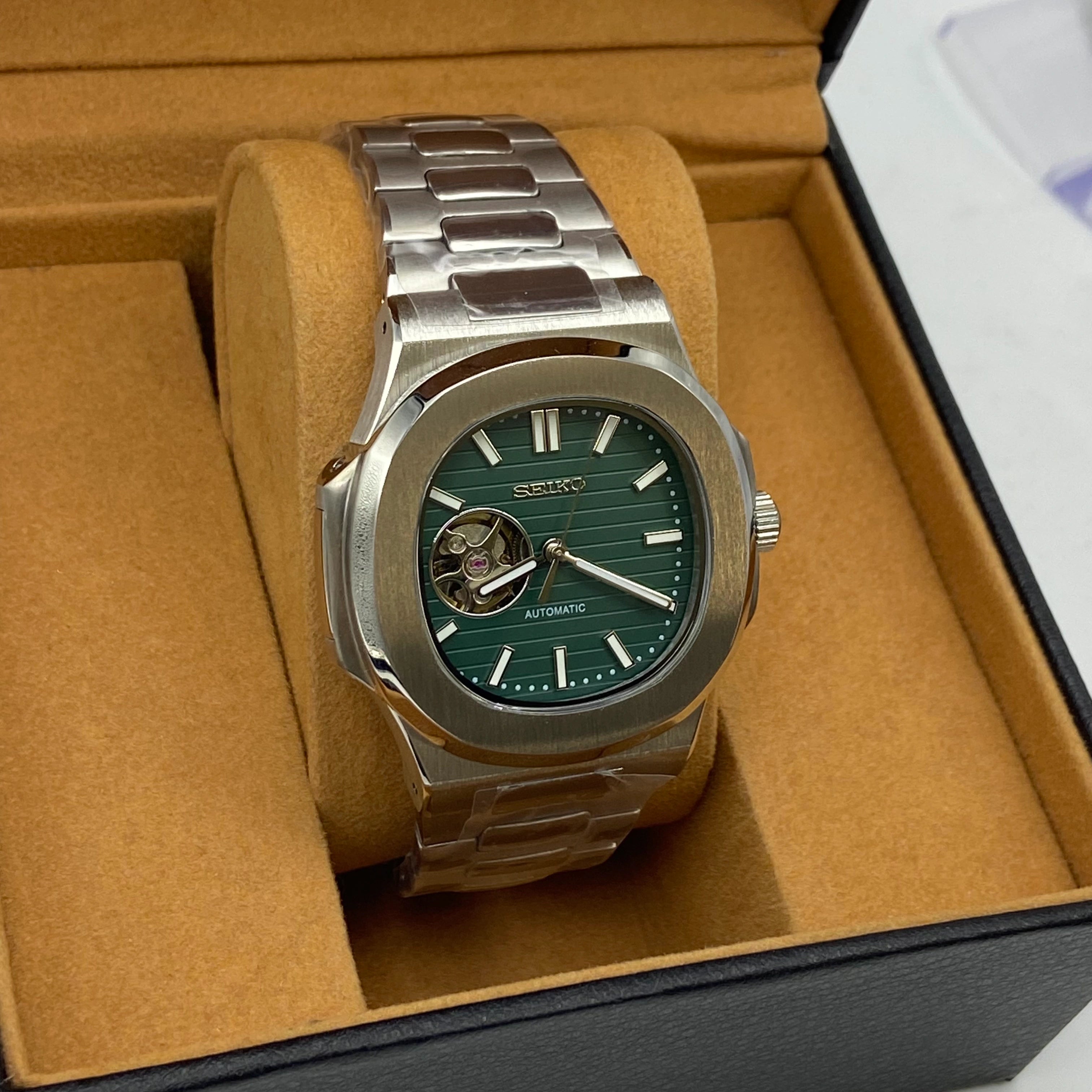 Seiko Nautilus Open Heart Green