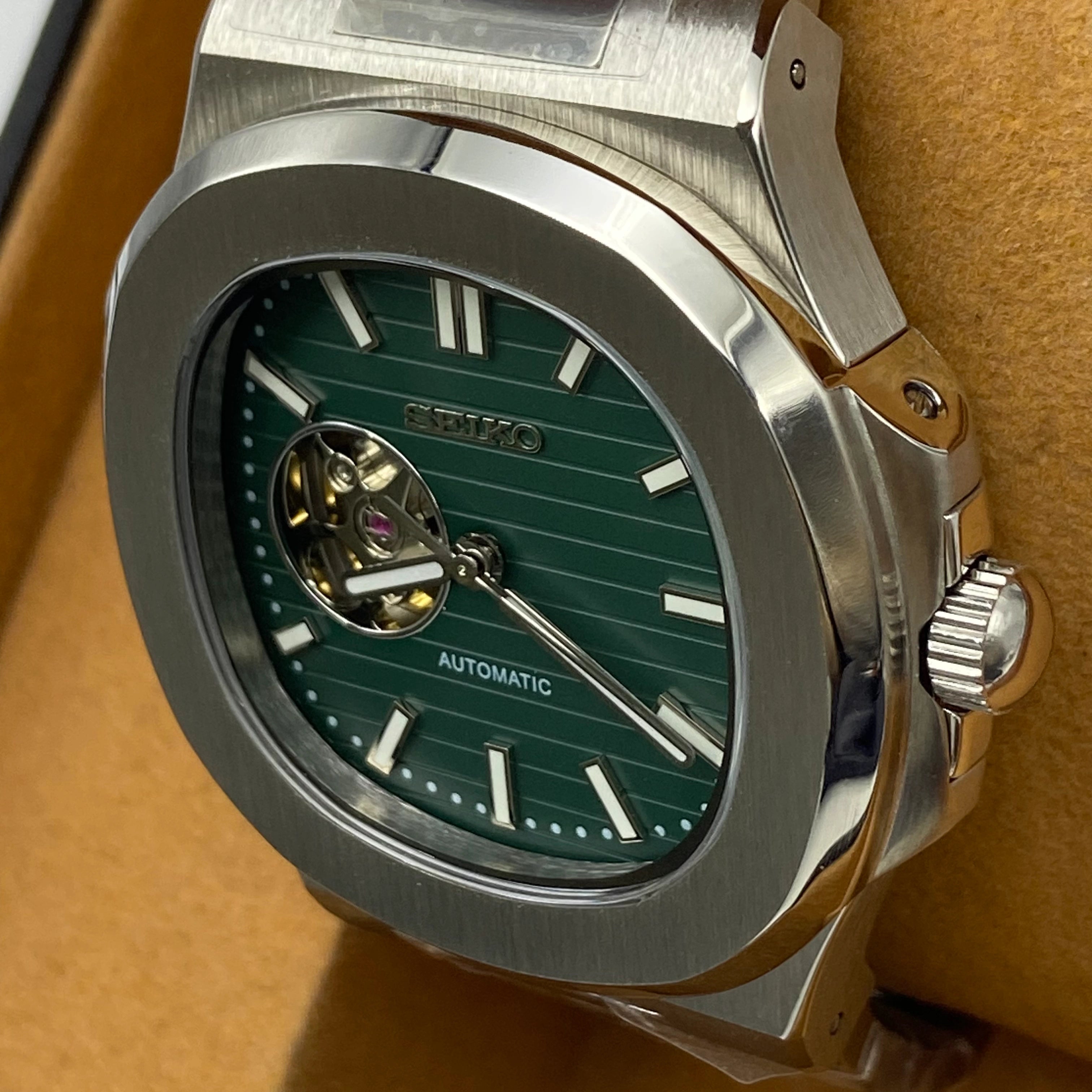 Seiko Nautilus Open Heart Green
