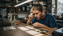 Watchmaker inspecting Seiko mod at workbench