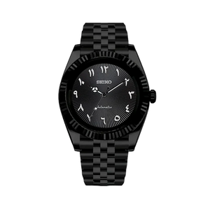 Seiko-Mod-Datejust-Arabic-Panthera-Black