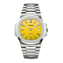 Seiko Mod Nautilus Yellow.