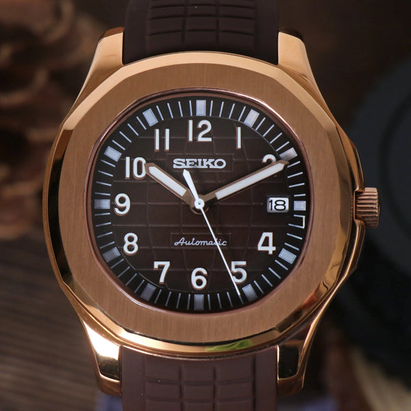 Seiko Mod Aquanaut Marron