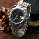 Seiko Mod Datejust Arabic Black