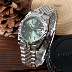 Seiko Mod Datejust Rhodium