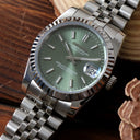 Seiko Mod Datejust Rhodium