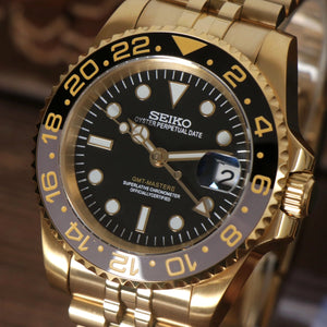 Seiko Mod GMT Master Gold