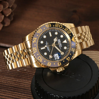 Seiko Mod GMT Master Gold