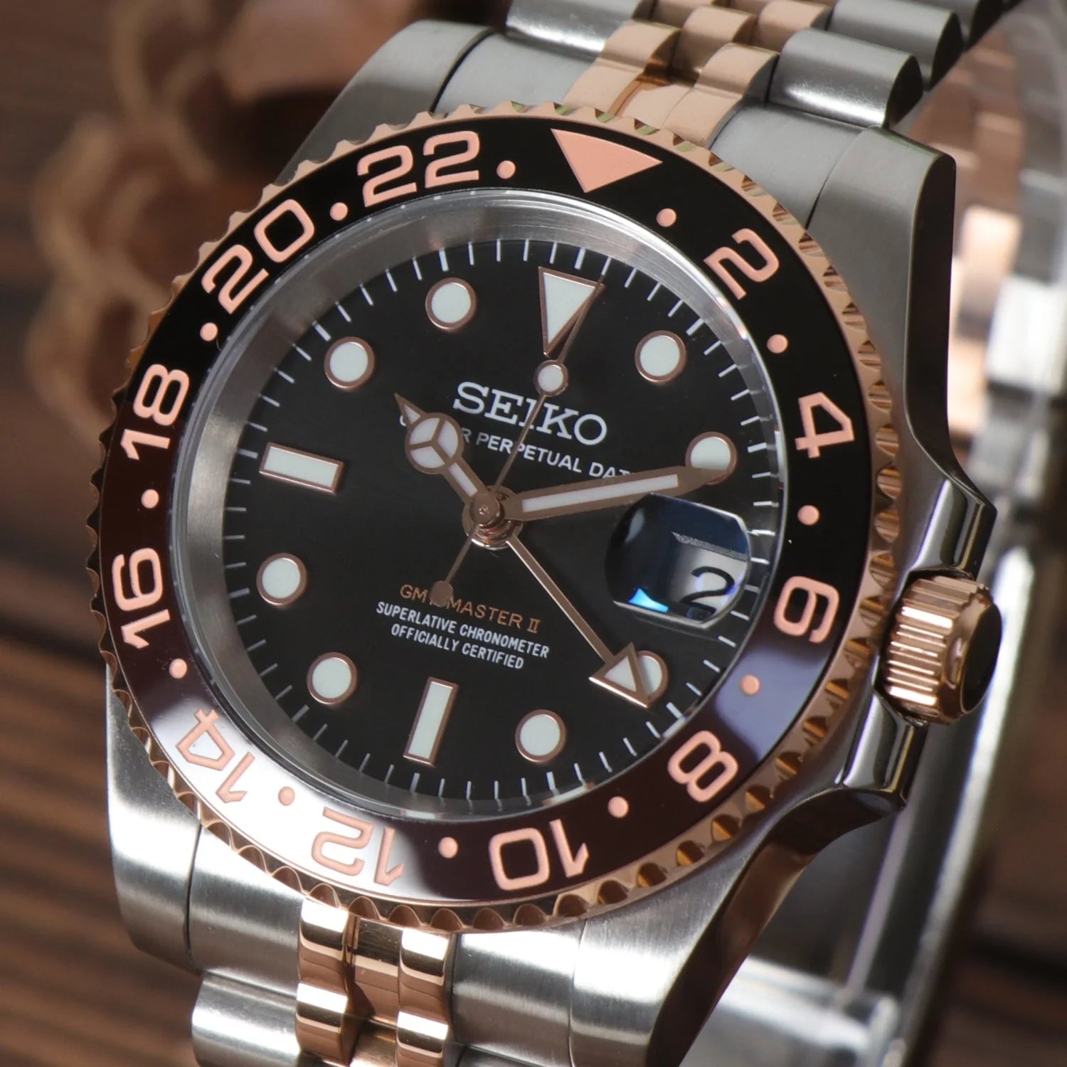 Seiko Mod GMT RootBear