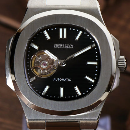 Seiko Nautilus Open Heart Noir