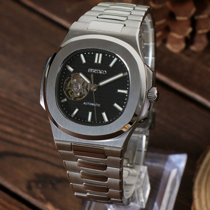 Seiko Nautilus Open Heart Noir